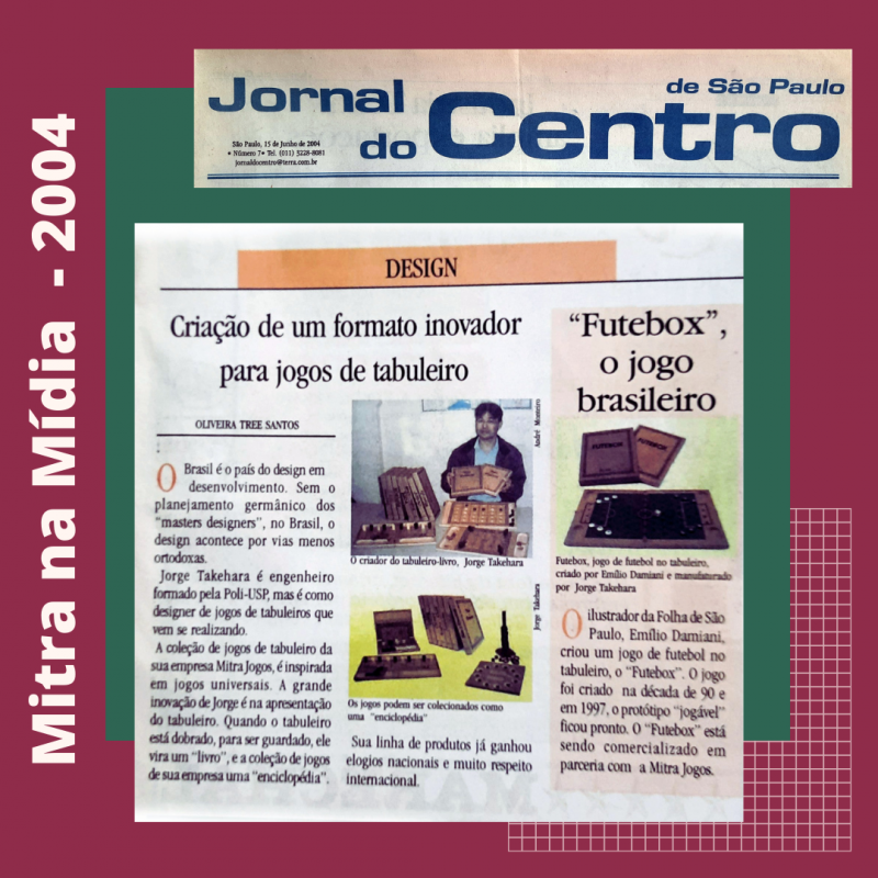 Jornal do Centro de São Paulo - 15 de junho de 2004 - Design