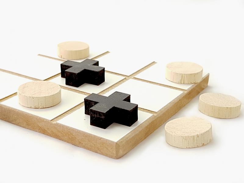 Jogo da Velha MDF Recreativos Melhores Brinquedos Educativos Para