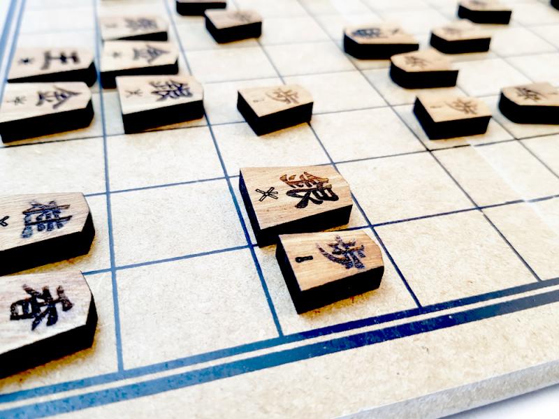 Shogi o Xadrez Japonês - Jogo de madeira para 2 jogadores Mitra