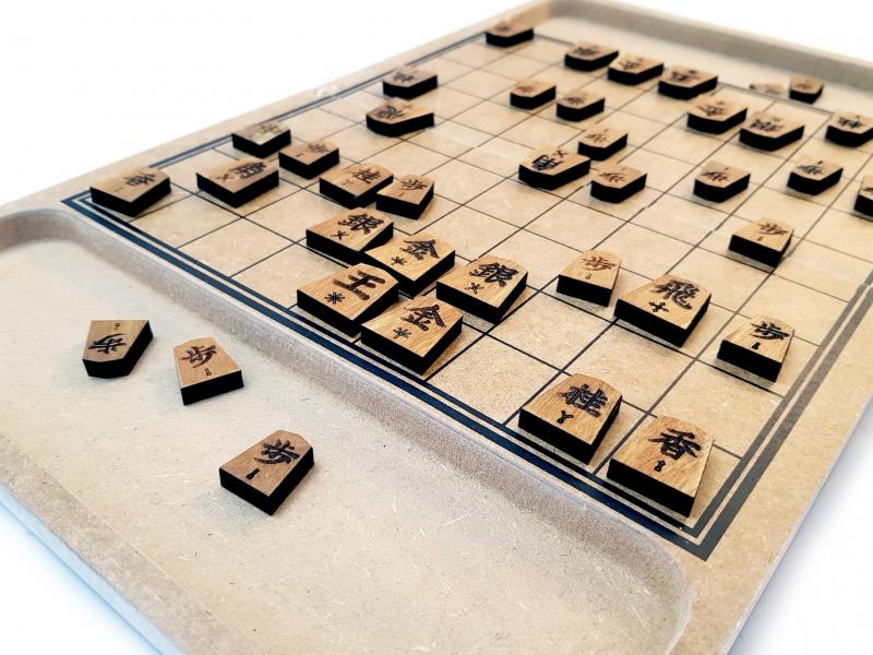 jogo shogi xadrez japones c suporte pecas livreto em Promoção no Magazine  Luiza