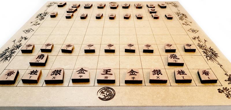 Shogi o Xadrez Japonês - Jogo de madeira para 2 jogadores Mitra