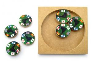 Quebra Cabeça Roda das Bandeiras Quebra Cabeça Roda das Bandeiras