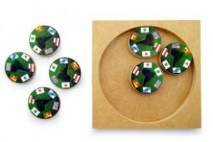 Quebra Cabeça Roda das Bandeiras Quebra Cabeça Roda das Bandeiras